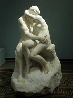 Bild: August Rodin, Der Kuss