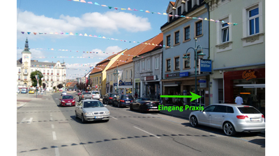Bild: Hausansicht Hauptplatz 18, Mistelbach