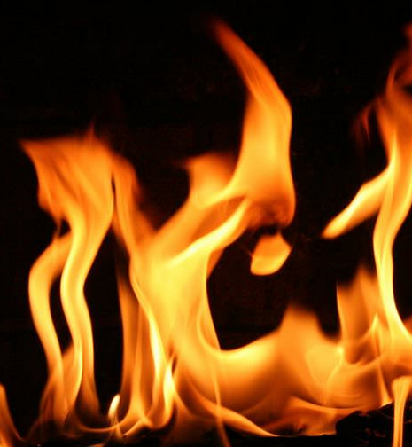 Bild: Flammen eines Feuers