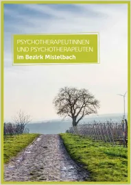 Bild: Cover der Adressbroschüre Therapeutinnenliste Mistelbach